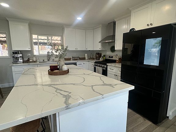 large kitchen island
