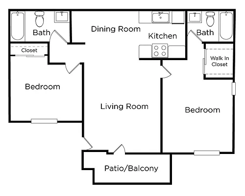 Floor plan Woodland