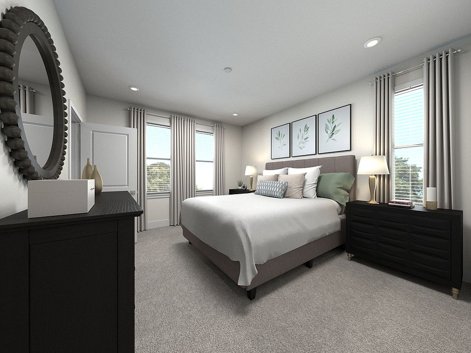 Virtually Staged Primary Suite