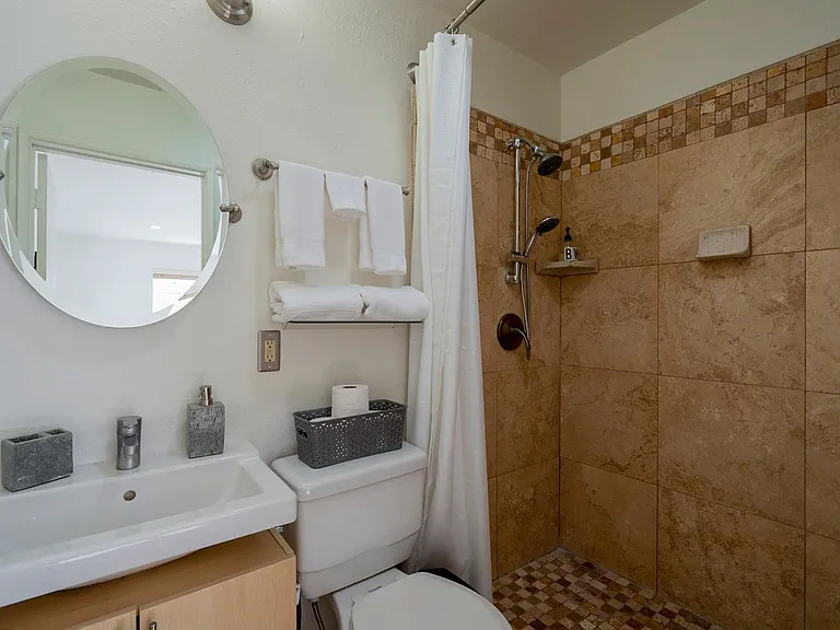 Full In-Suite Bathroom & Shower