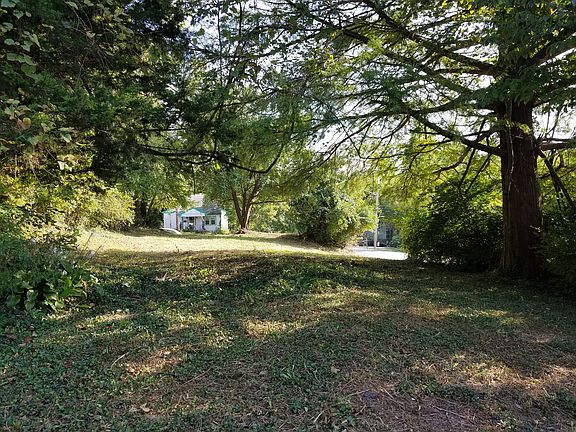 Rear of lot facing South