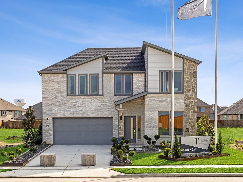 Devonshire Claret Model Home in Forney TX by Trophy Signature Homes