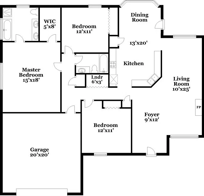 3 bed, 2.0 bath, 1477 sqft, $2,035 — Photo 2