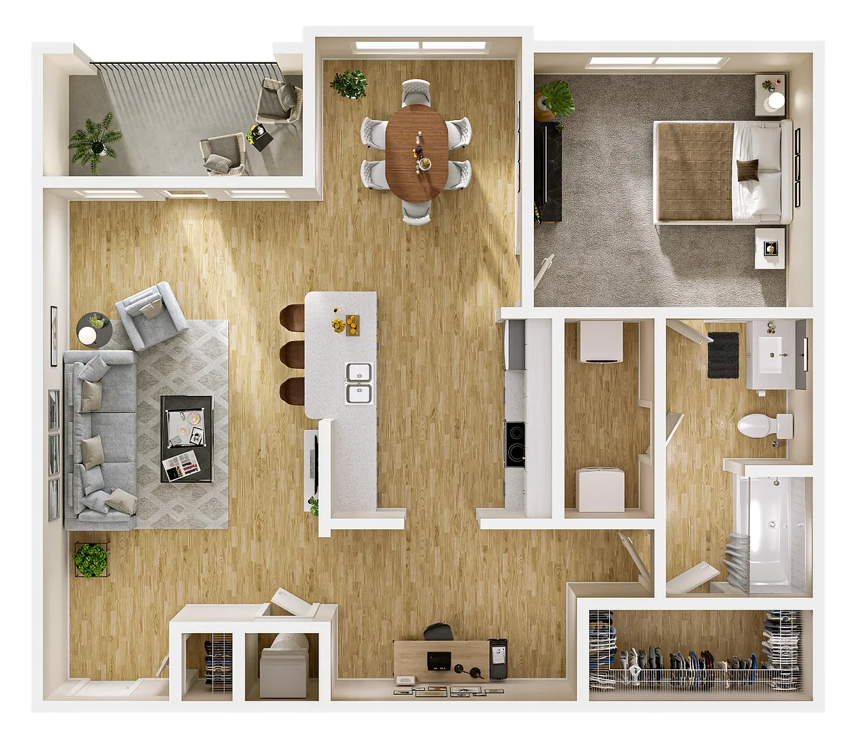 Floor plan A1D