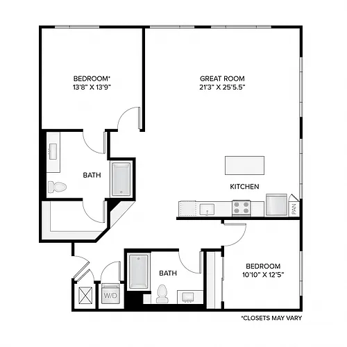 Floor plan The Washington