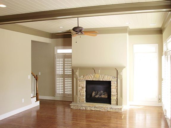 family room without furniture