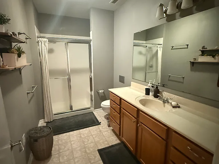 Master bath with shower