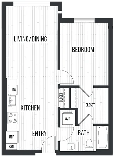 Floor plan 1B