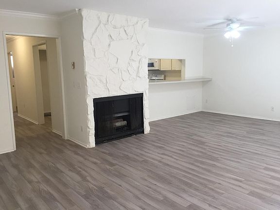 living room with fireplace