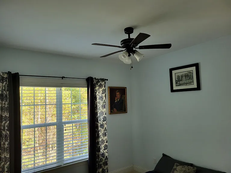 guest room on first floor with private bath