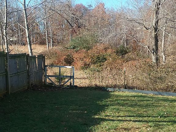 Backyard and back of property