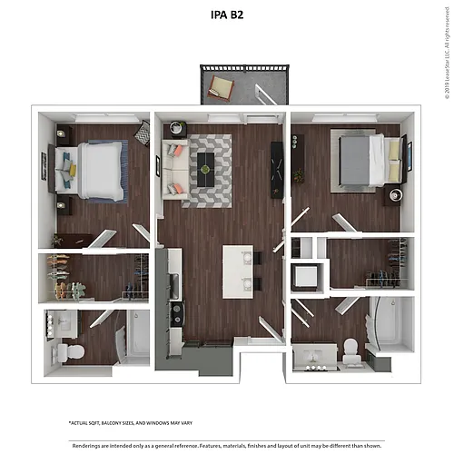 Floor plan IPA B2