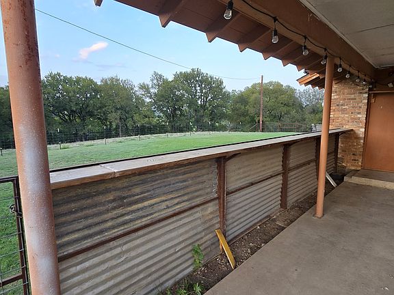 Bar on carport