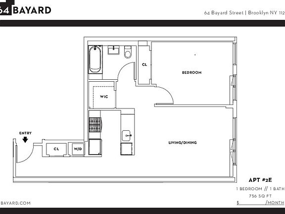 2nd image of 64 Bayard St APT 2E