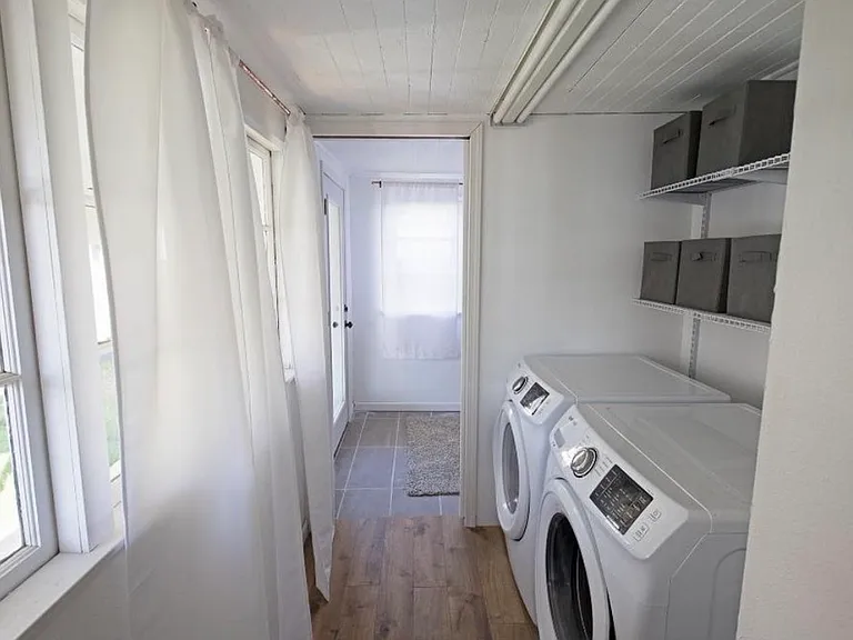 Laundry room and mud room