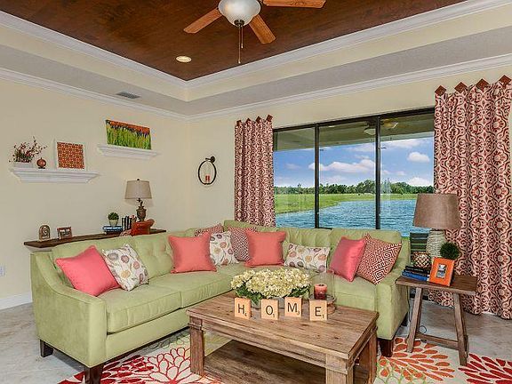 Sanibel 3 car garage floor plan family room by William Ryan Homes Tampa
