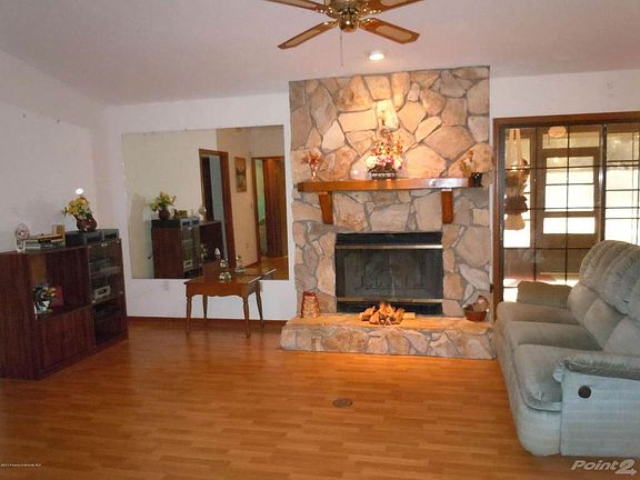 Pinola Stone Wood Burning Fireplace