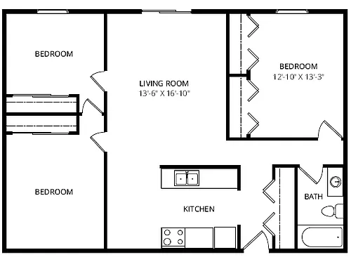 Floor plan Three bedroom