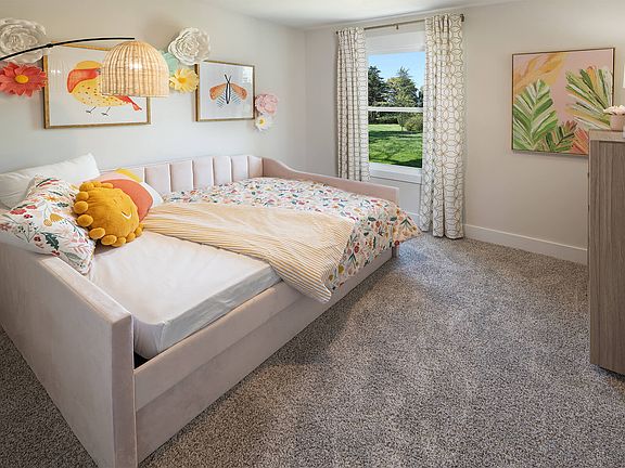 Dallas floorplan modeled in another Meritage Community.