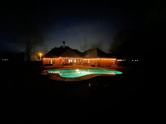 Backyard view of the house