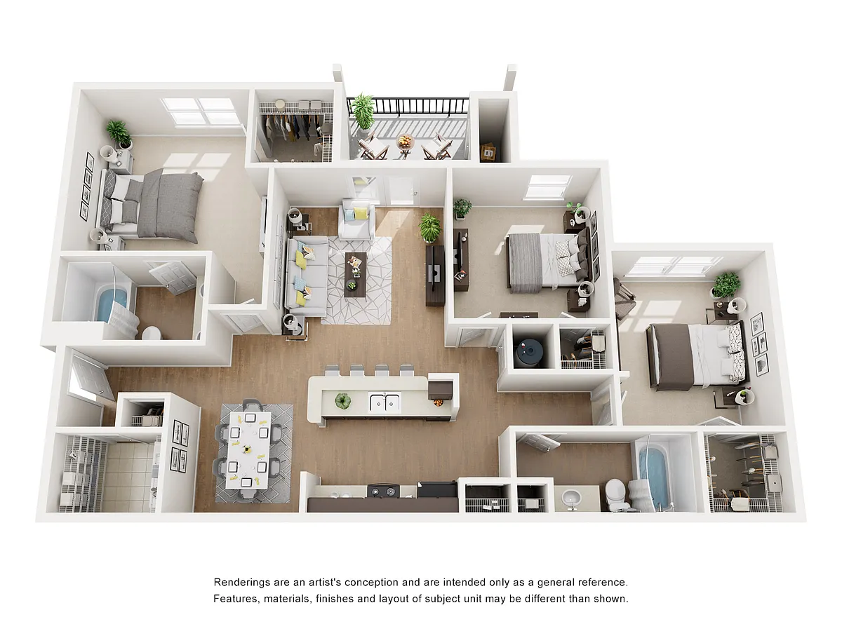 Floor plan Lupton (C1)