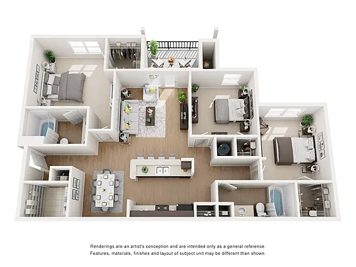 Floor plan Lupton (C1)