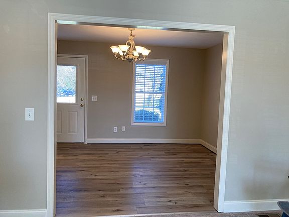 View from Living room to Dining area