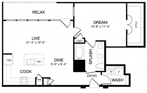 Floor plan A13