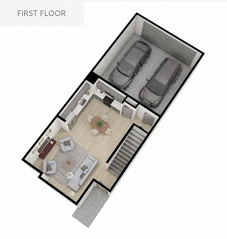 Floor plan Arrowhead 4-Bed w/ Finished Basement