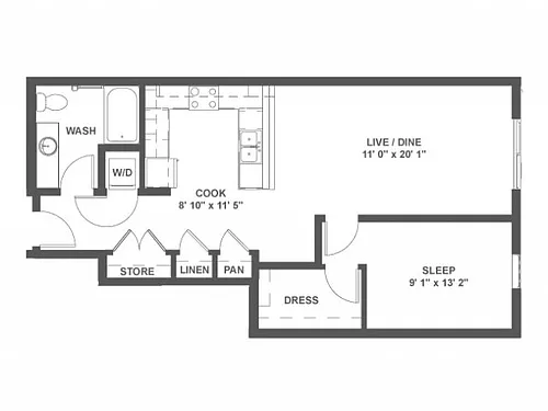 Floor plan A3e