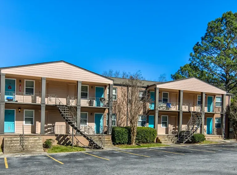 Exterior of the right side of our property