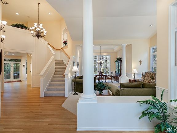 High ceilings and a dramatic staircase...drenched in natural light!