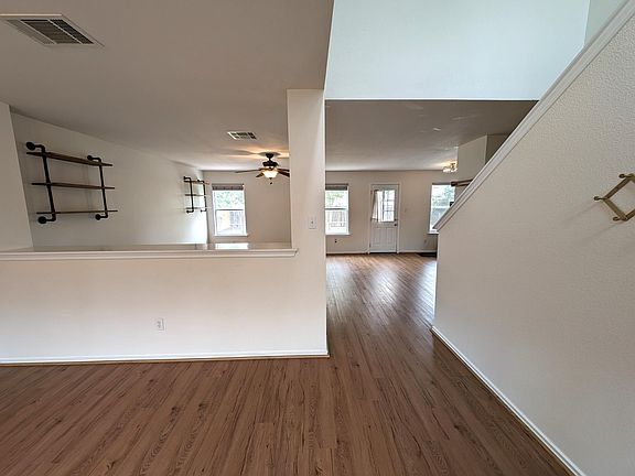 Dining room looking into living room
