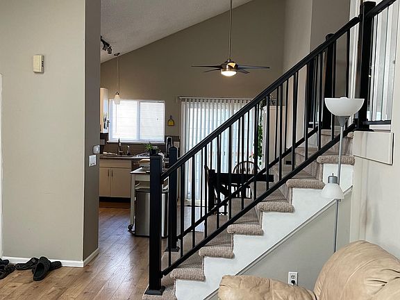 From main living room to kitchen