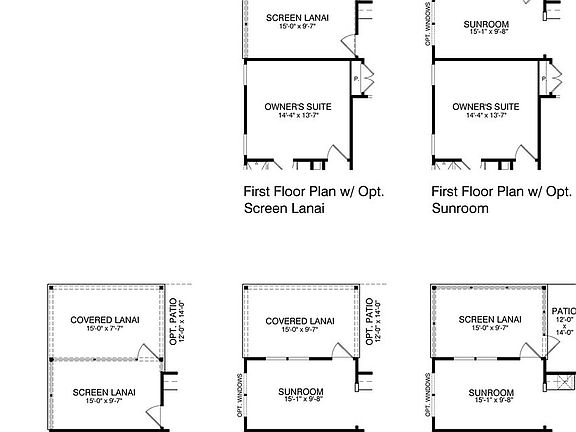 First Floor Options