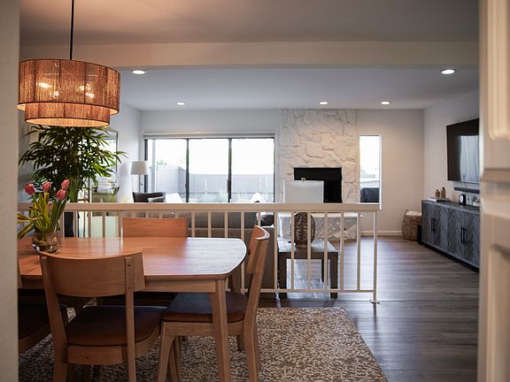Dining room & living room from Kitchen