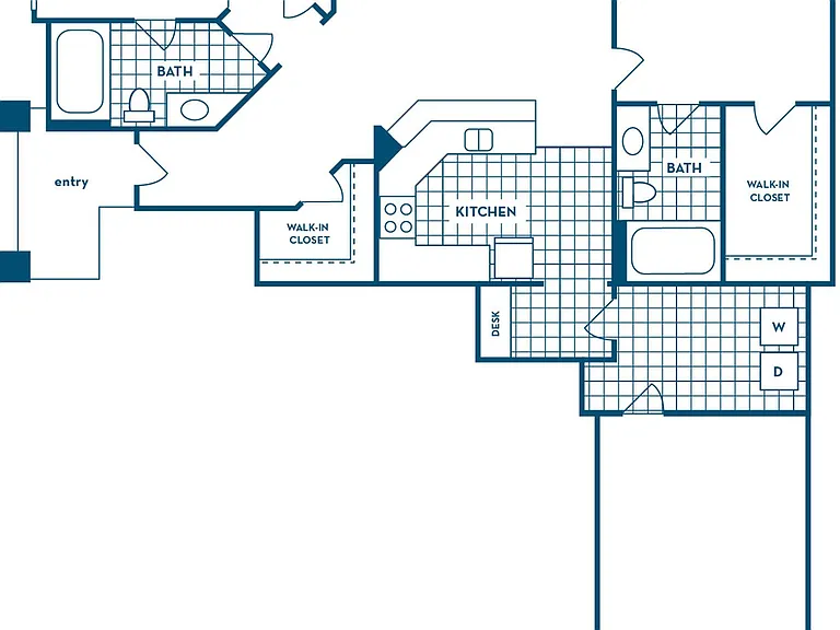 2 Bedroom | 2 Bath | 1059 SF | Attached Garage 2 Bedroom | 2 Bath | 1059 SF | Attached Garage