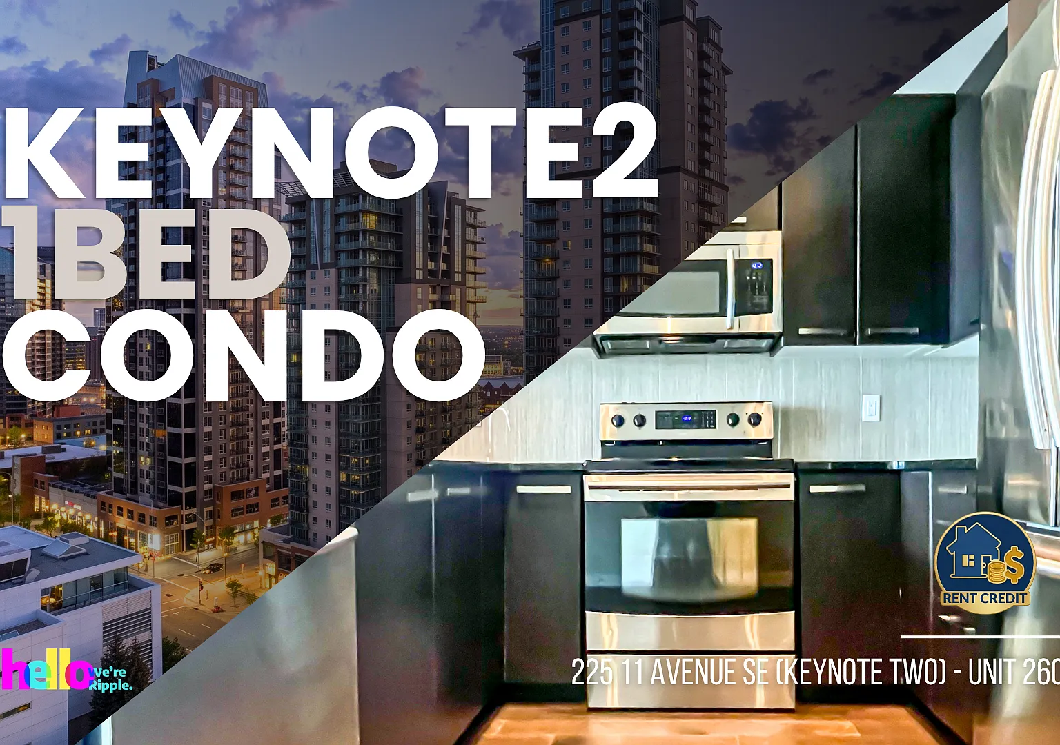 225 11 Avenue SE (Keynote Two) - Unit 2603, Calgary - Unit 2603 — Photo 1