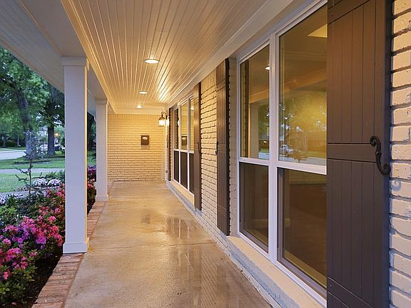 Large, covered front porch