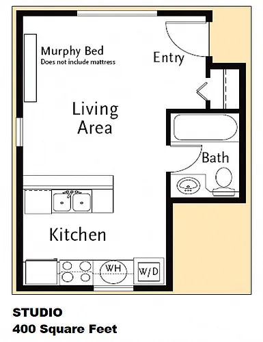 Floor plan Studio