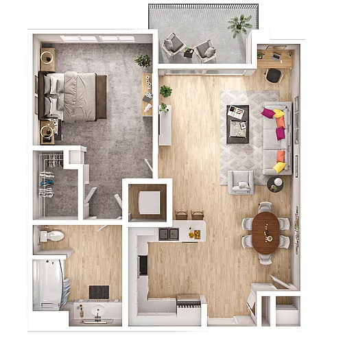 Floor plan A1B