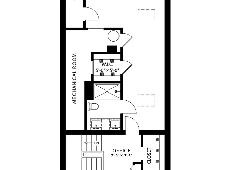 Floor Plan. Top Level