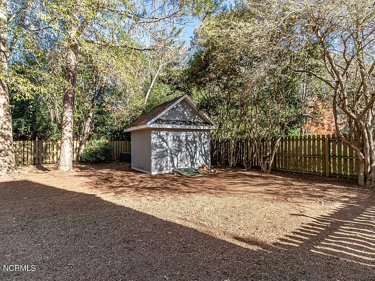 Separate shed available for storage.