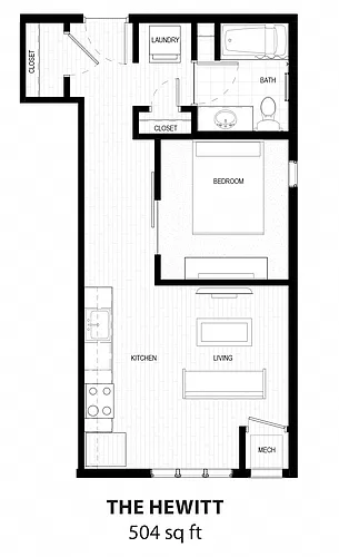 Floor plan The Hewitt