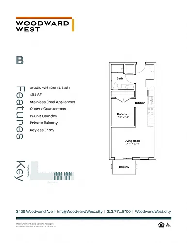 Floor plan B