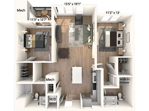 Floor plan BM08-1144sf