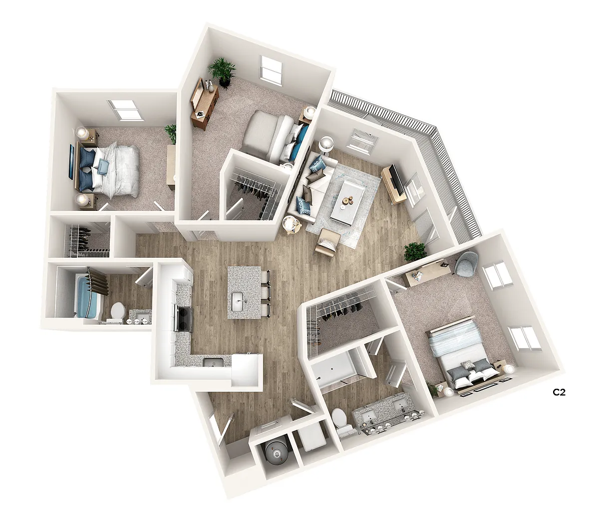 Floor plan C2