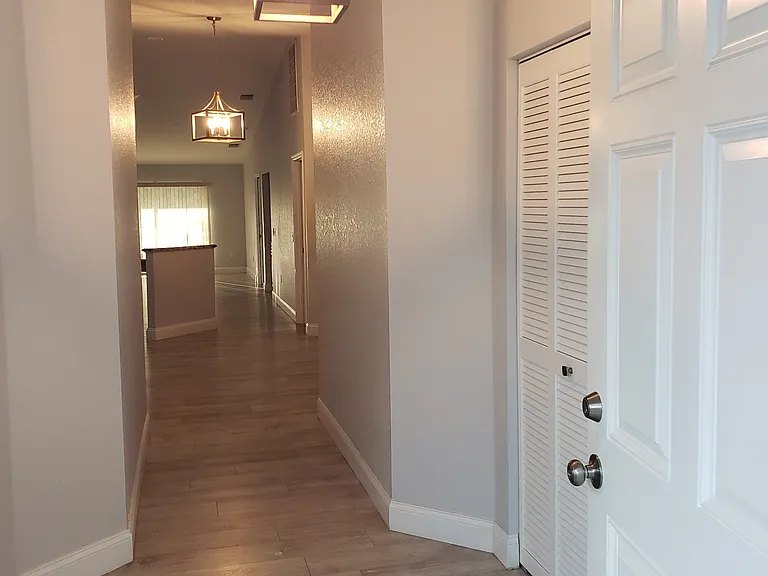 A large front entry way and closet