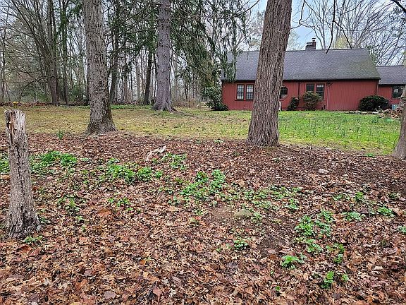 south side of the house