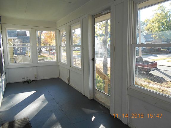 enclosed front porch